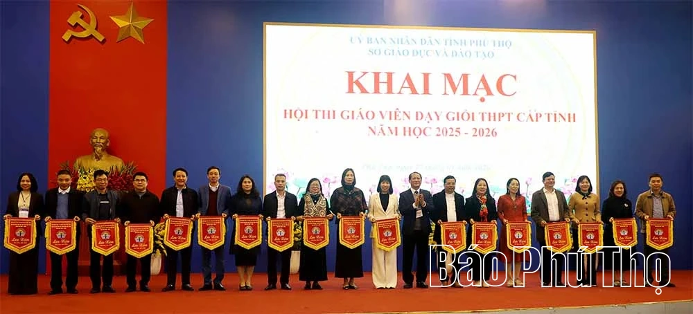 Khai mạc Hội thi giáo viên dạy giỏi THPT cấp tỉnh năm học 2025-2026