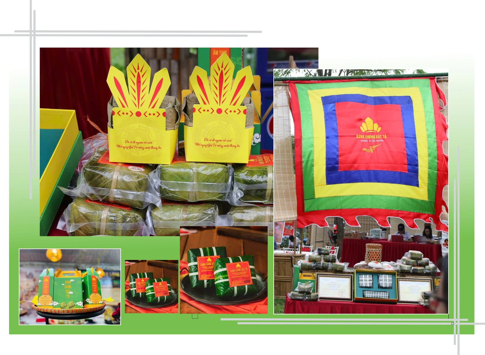 Rộn ràng làng bánh chưng vào Tết