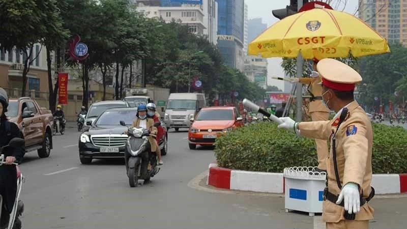 Tổ chức phân luồng giao thông phục vụ chương trình văn nghệ mừng Đảng, mừng Xuân 2026
