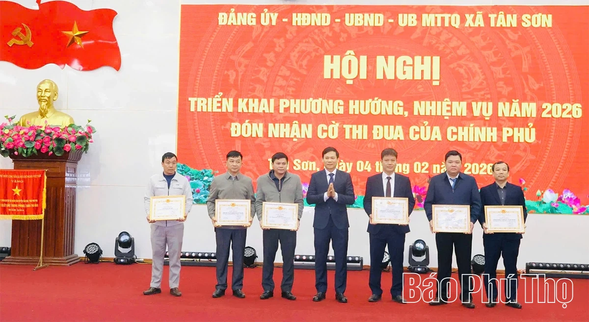 Xã Tân Sơn triển khai phương hướng, nhiệm vụ năm 2026