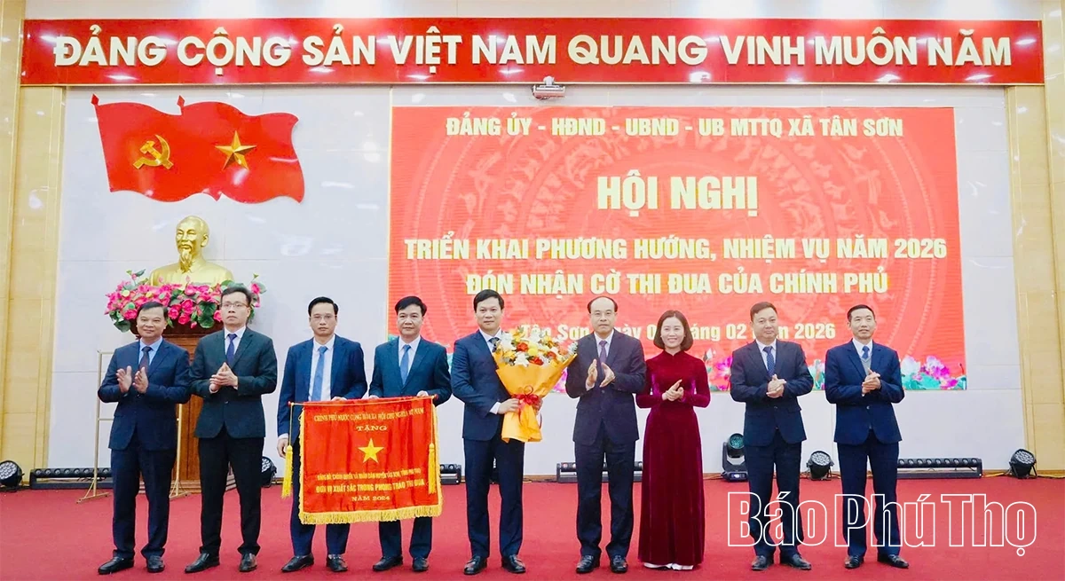 Xã Tân Sơn triển khai phương hướng, nhiệm vụ năm 2026