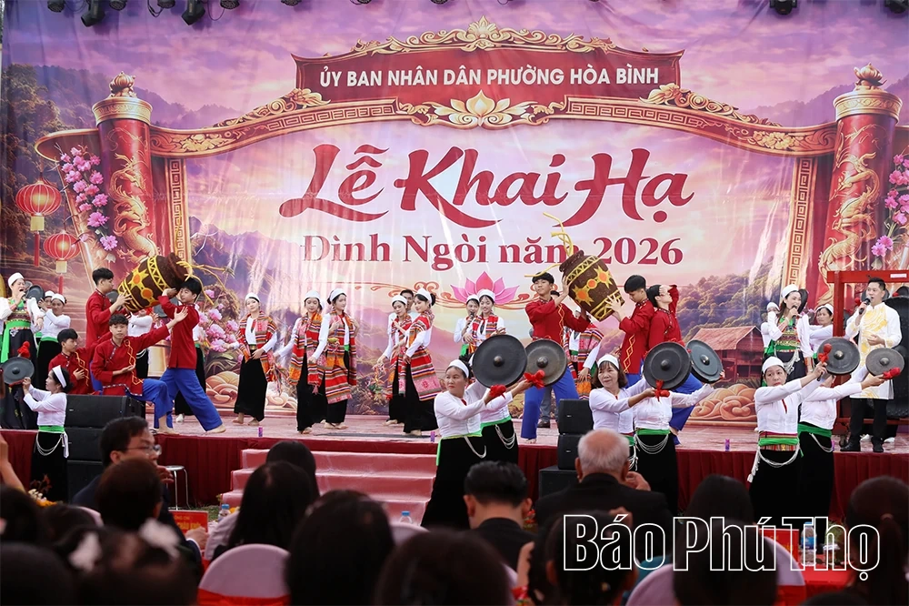 Đặc sắc Lễ Khai hạ Đình Ngòi, phường Hoà Bình