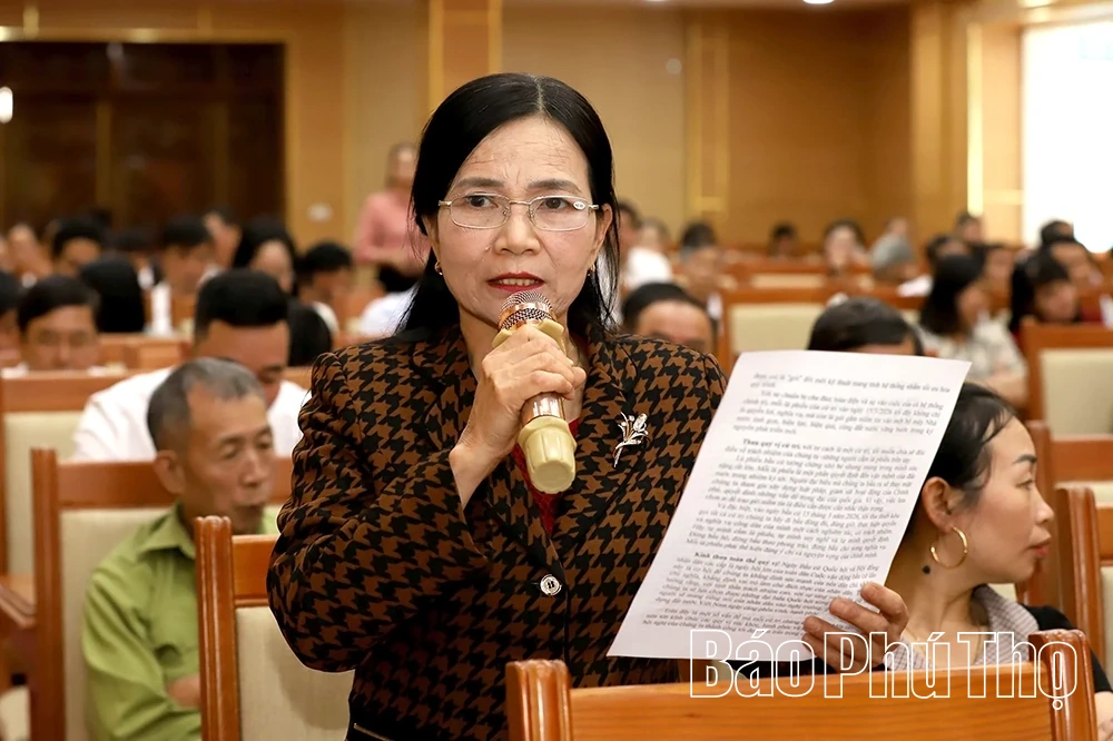 Bí thư Tỉnh ủy Phạm Đại Dương và các ứng cử viên đại biểu Quốc hội khoá XVI tiếp xúc cử tri 7 xã