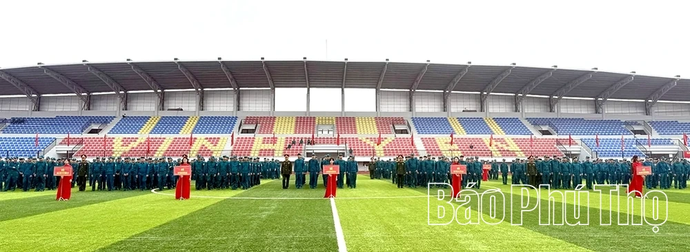 Khu vực phòng thủ 4 - Vĩnh Yên ra quân huấn luyện năm 2026