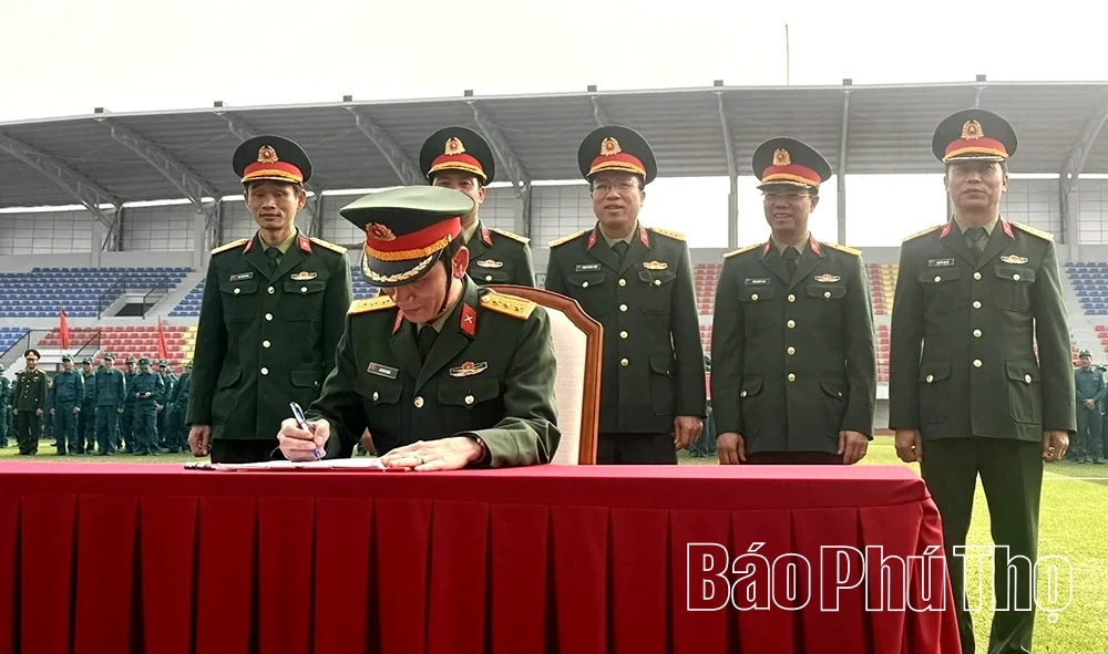 Khu vực phòng thủ 4 - Vĩnh Yên ra quân huấn luyện năm 2026