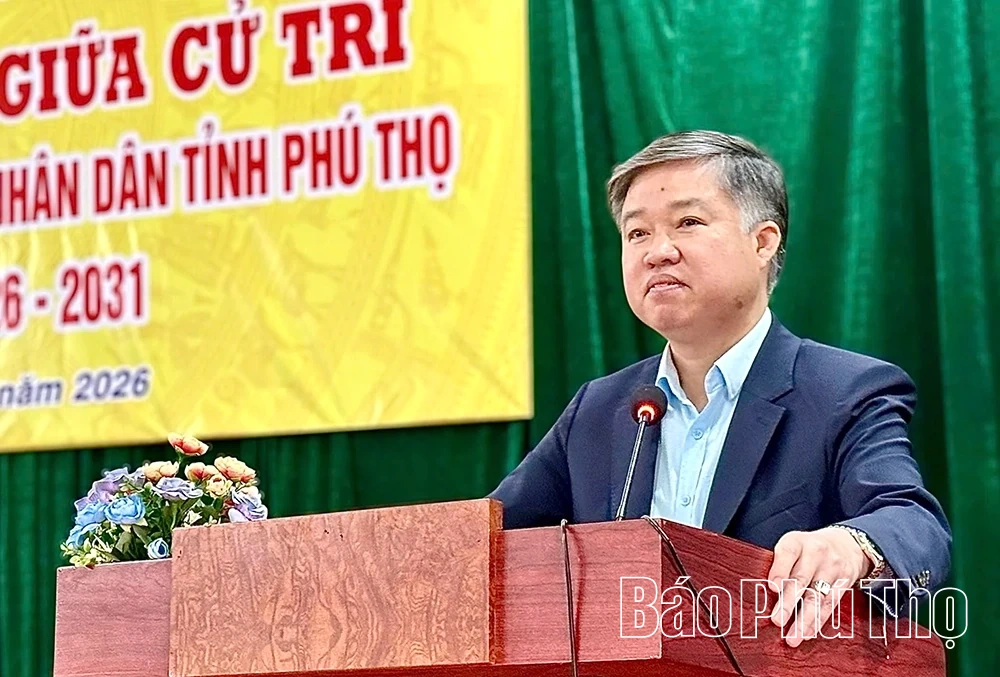 Các ứng cử viên đại biểu HĐND tỉnh khoá XX tiếp xúc cử tri tại các xã thuộc Đơn vị bầu cử số 16