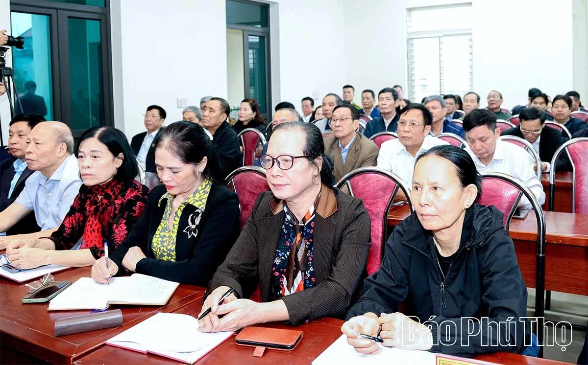 Ứng cử viên đại biểu HĐND tỉnh tiếp xúc cử tri tại Đơn vị bầu cử số 1