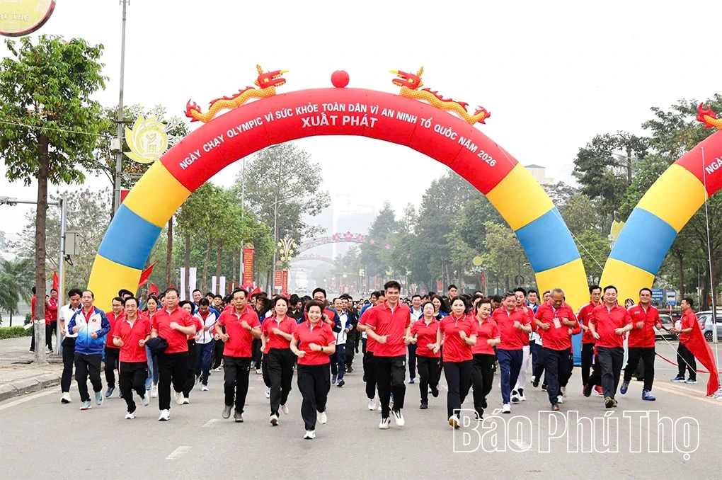 Lễ phát động Ngày chạy Olympic 2026 Vì sức khỏe toàn dân - Vì an ninh Tổ quốc