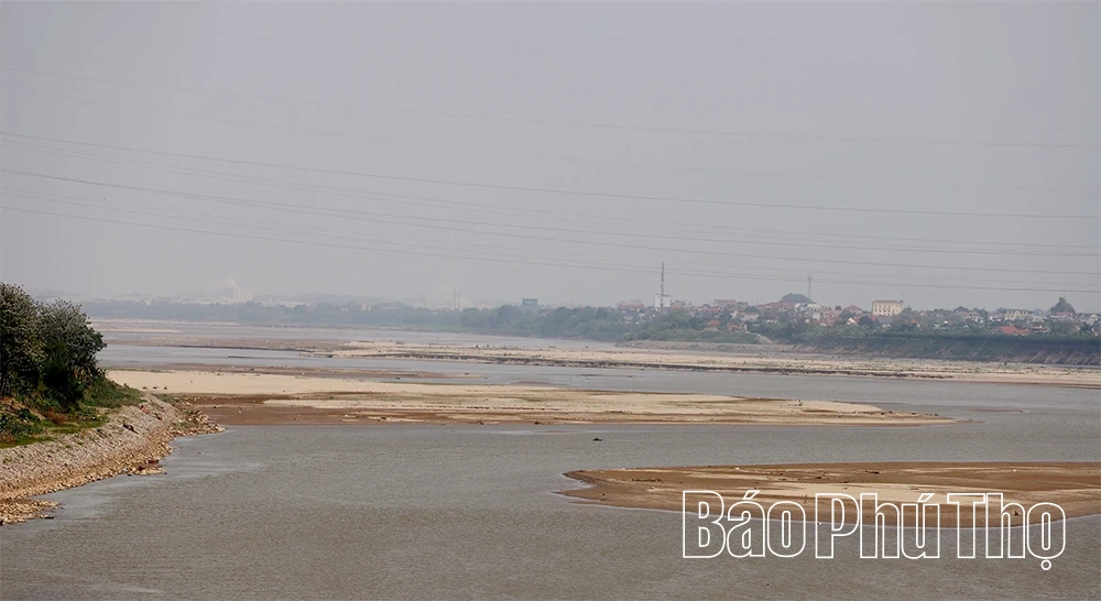 Sông Hồng trơ đáy, vận tải gặp khó khăn