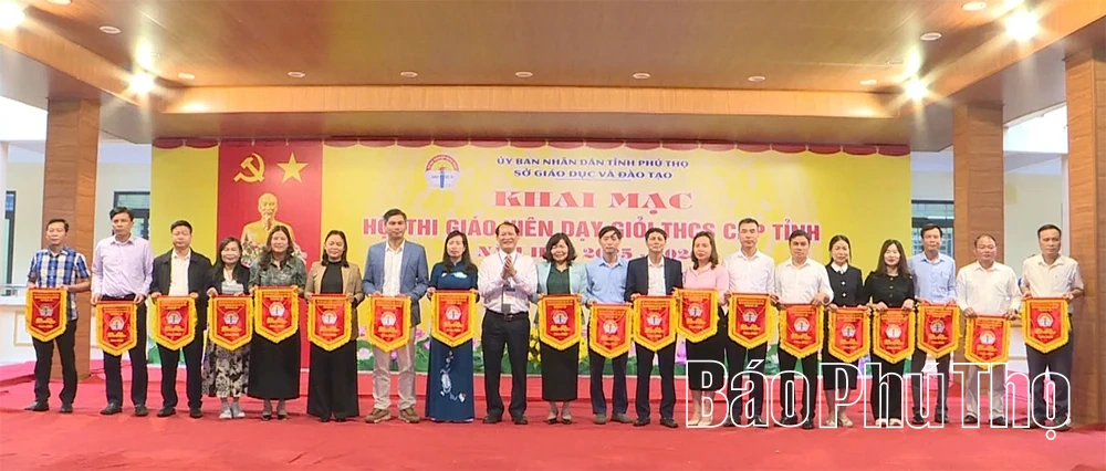 Khai mạc Hội thi giáo viên dạy giỏi THCS cấp tỉnh