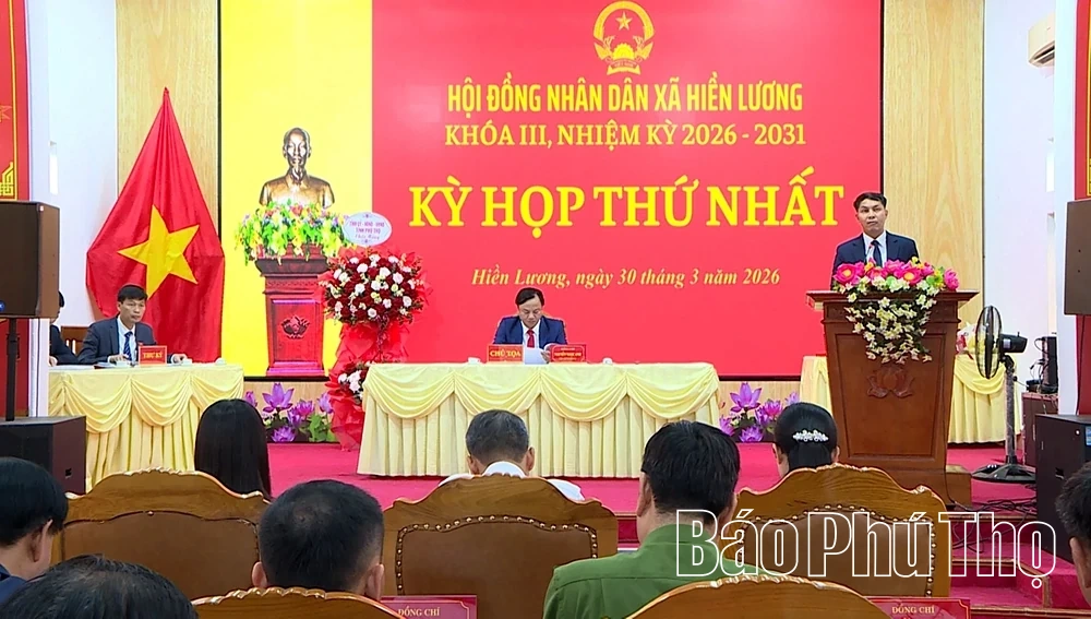Phó Chủ tịch Thường trực HĐND tỉnh Nguyễn Trung Kiên dự Kỳ họp thứ Nhất, HĐND xã Hiền Lương nhiệm kỳ 2026 - 2031