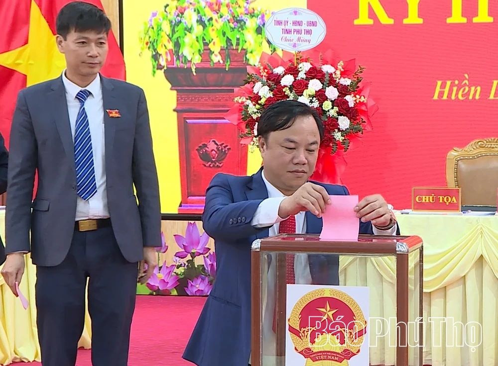 Phó Chủ tịch Thường trực HĐND tỉnh Nguyễn Trung Kiên dự Kỳ họp thứ Nhất, HĐND xã Hiền Lương nhiệm kỳ 2026 - 2031