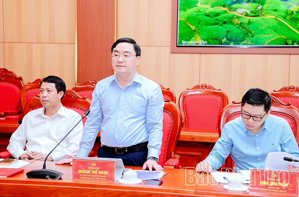 Công tác tham mưu, xây dựng Đảng đạt nhiều kết quả tích cực trong quý I