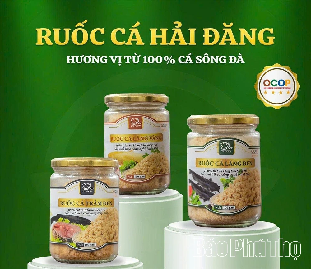 Ruốc cá sông Đà - nâng tầm thương hiệu OCOP 4 sao