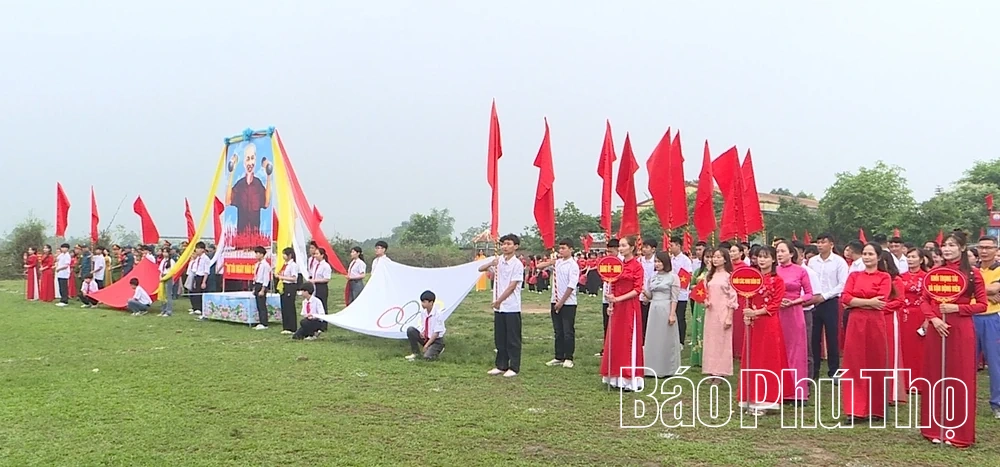 Trên 200 vận động viên tham gia Đại hội Thể dục thể thao xã Chí Tiên lần thứ I