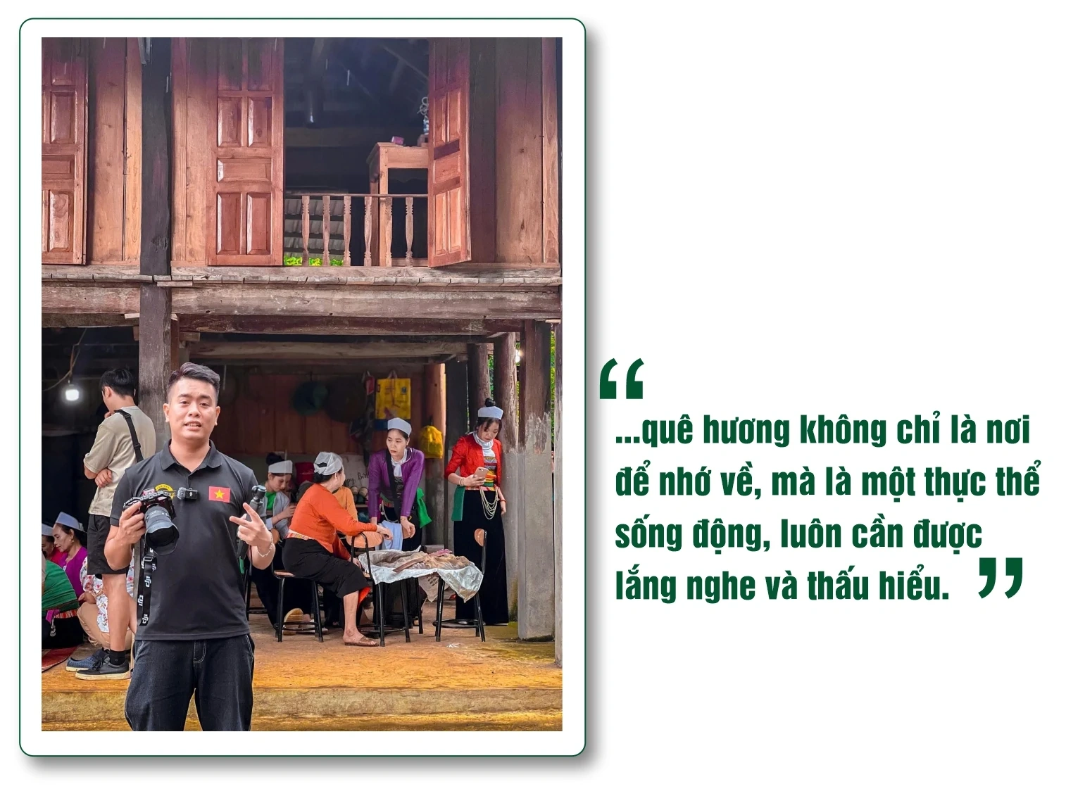 Hành trình lặng lẽ của Đinh Mạnh Hưng - Đi để giữ lại ký ức xứ Mường