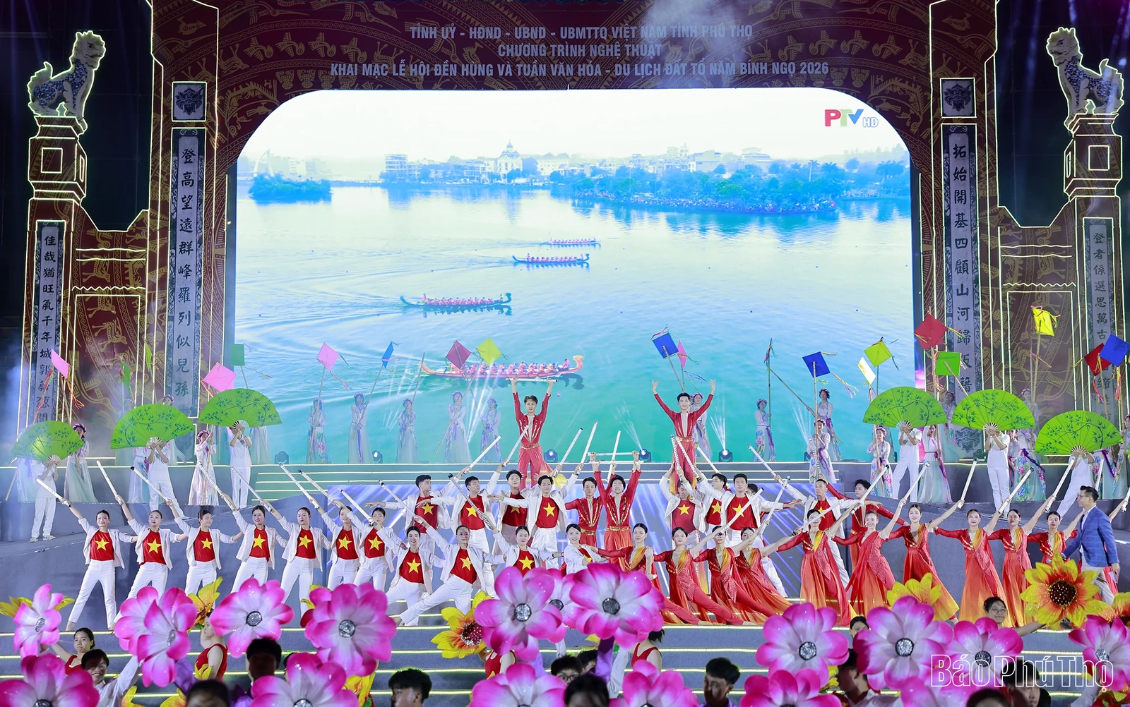 Tổng duyệt Chương trình nghệ thuật Khai mạc Lễ hội Đền Hùng và Tuần Văn hóa - Du lịch Đất Tổ năm Bính Ngọ 2026