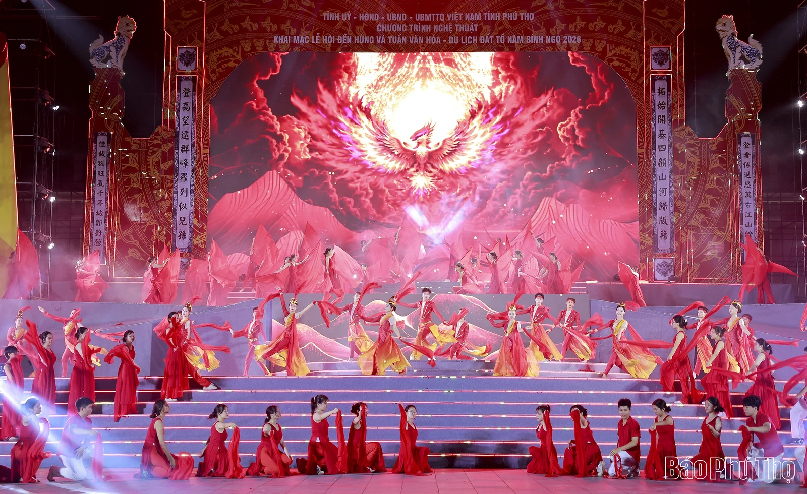 Tổng duyệt Chương trình nghệ thuật Khai mạc Lễ hội Đền Hùng và Tuần Văn hóa - Du lịch Đất Tổ năm Bính Ngọ 2026