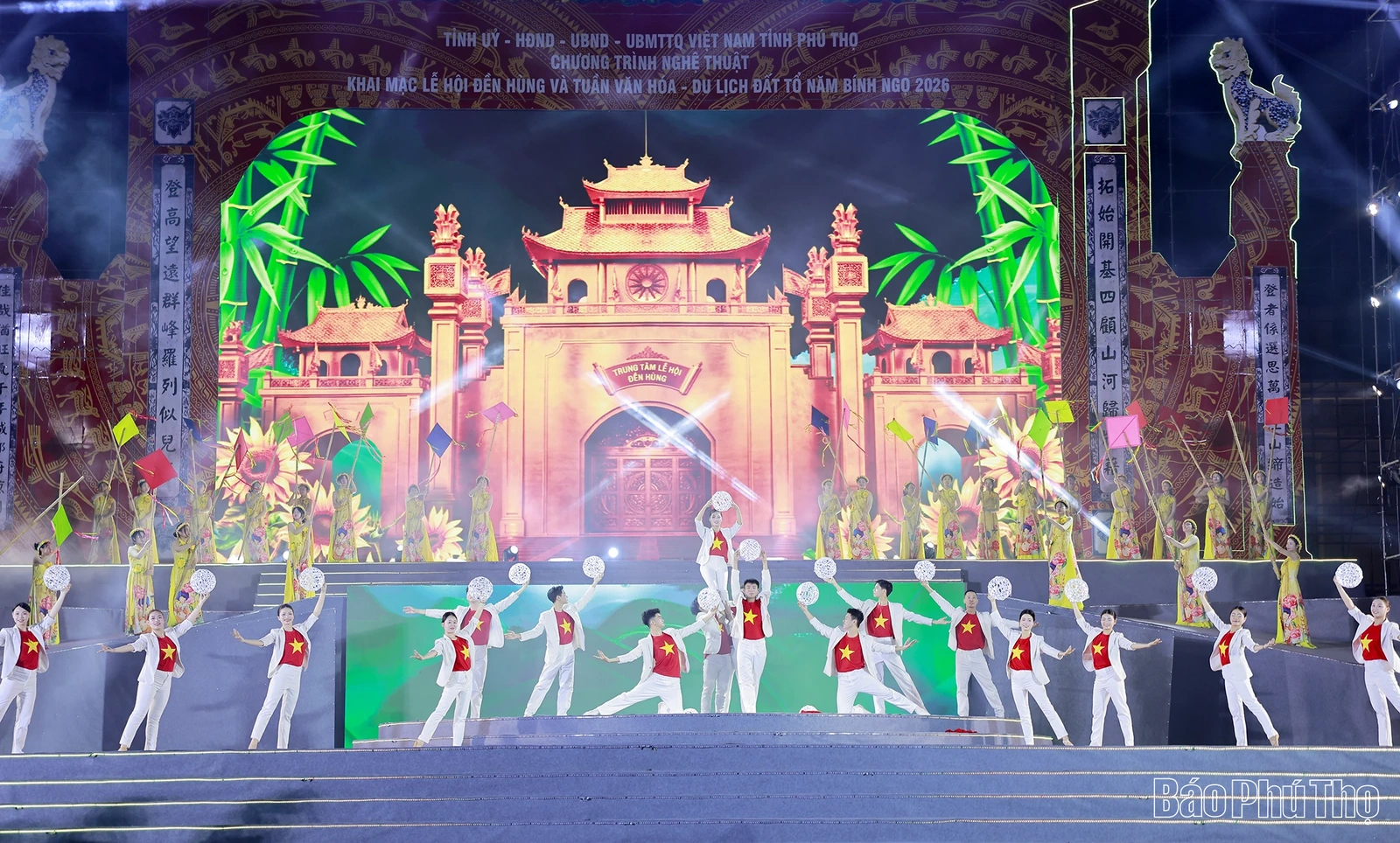 Tổng duyệt Chương trình nghệ thuật Khai mạc Lễ hội Đền Hùng và Tuần Văn hóa - Du lịch Đất Tổ năm Bính Ngọ 2026