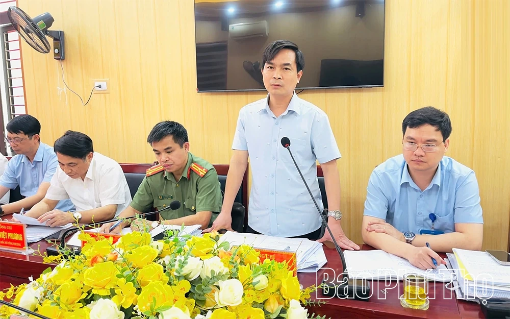 Giám sát chuyên đề đối với Ban Thường vụ Đảng ủy xã Liên Hòa