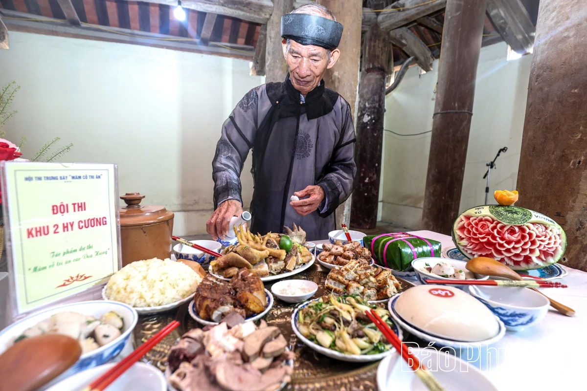 Mâm cỗ tri ân - Nét đẹp bền vững trong tín ngưỡng thờ cúng Hùng Vương