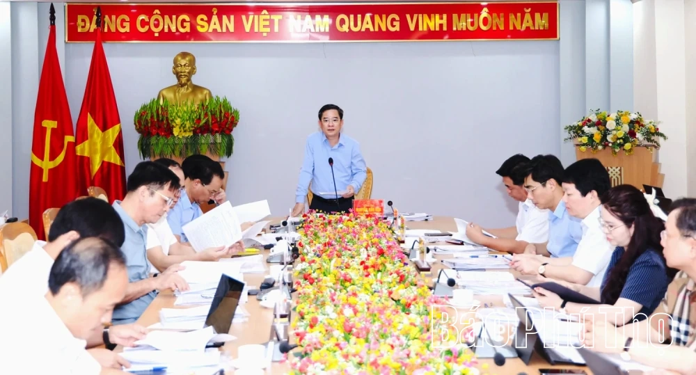 Ban Kinh tế - Ngân sách, HĐND tỉnh thẩm tra các nghị quyết về chuyển đổi rừng, thu hồi đất, hỗ trợ trồng rừng sản xuất