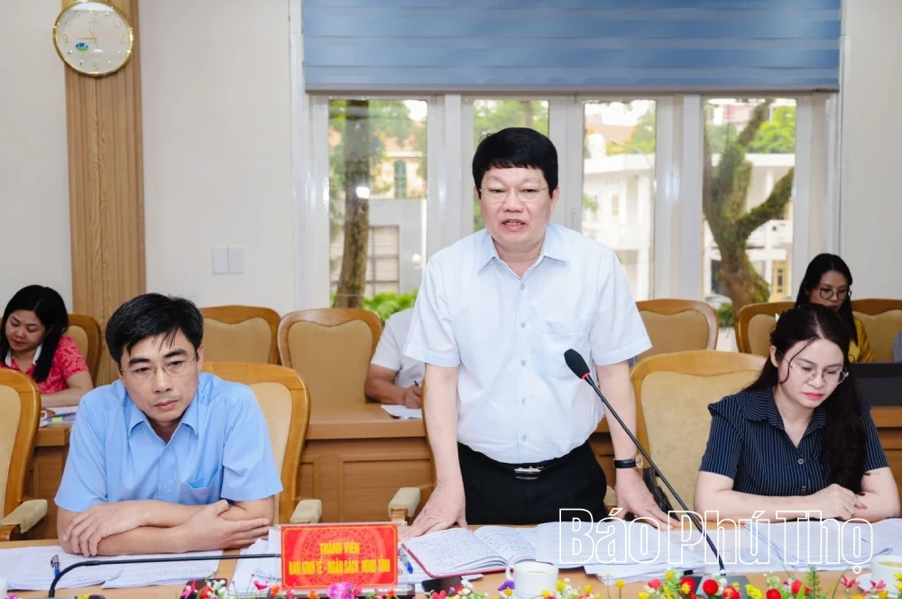 Ban Kinh tế - Ngân sách, HĐND tỉnh thẩm tra các nghị quyết về chuyển đổi rừng, thu hồi đất, hỗ trợ trồng rừng sản xuất