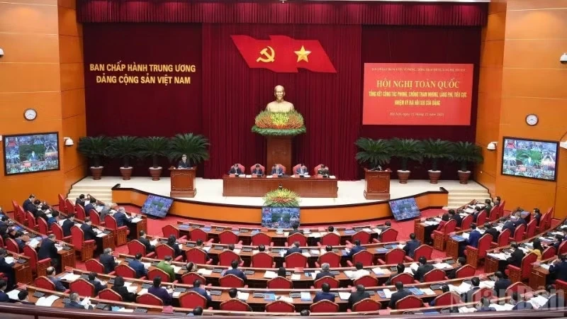 Tiếp tục đẩy mạnh phòng, chống tham nhũng, lãng phí, tiêu cực trong giai đoạn mới