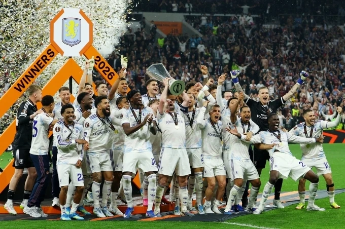 Aston Villa vô địch Europa League