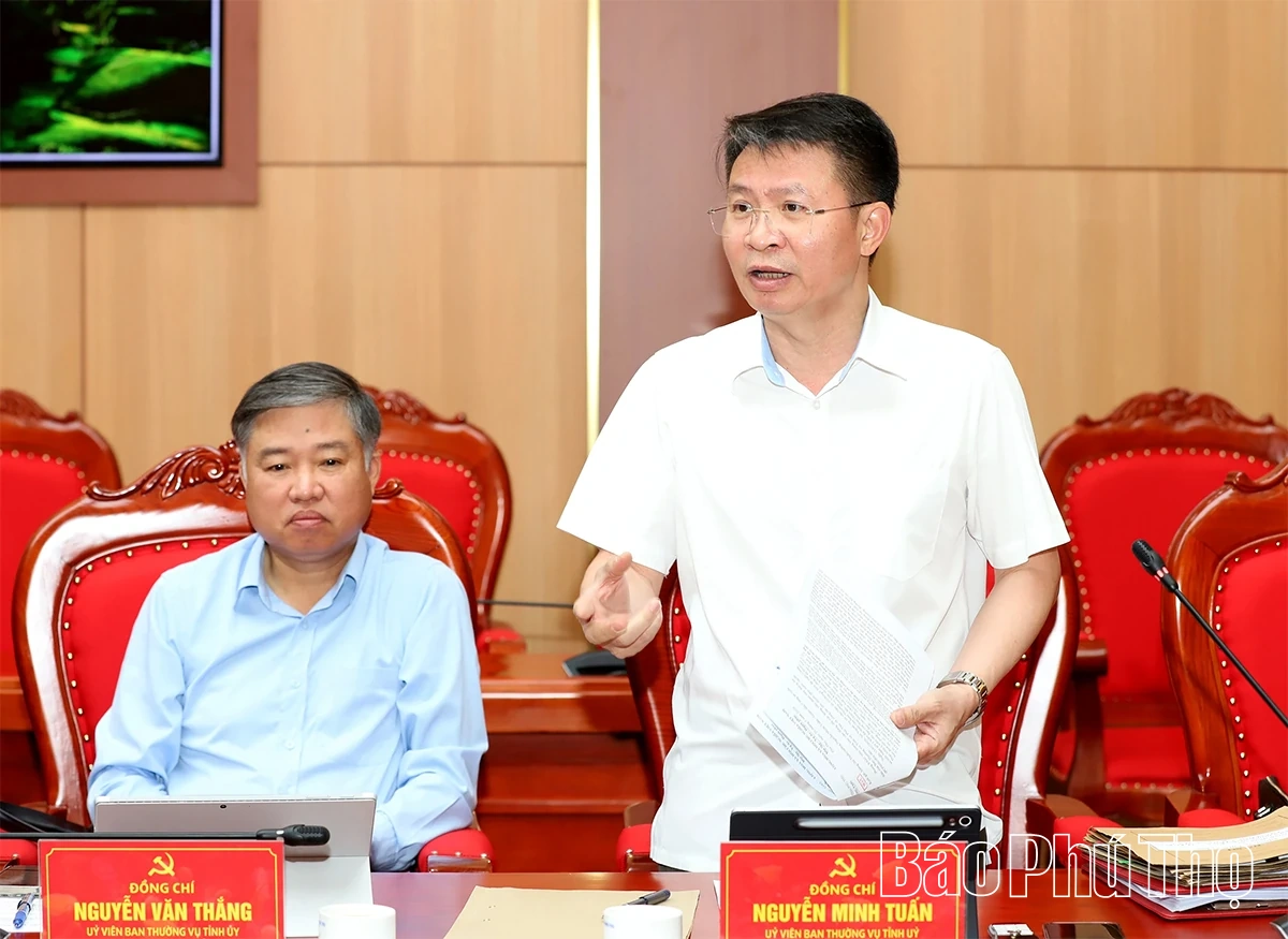 Ban Thường vụ Tỉnh ủy cho ý kiến vào công tác quy hoạch phát triển đô thị, nông thôn và nhiều nội dung quan trọng