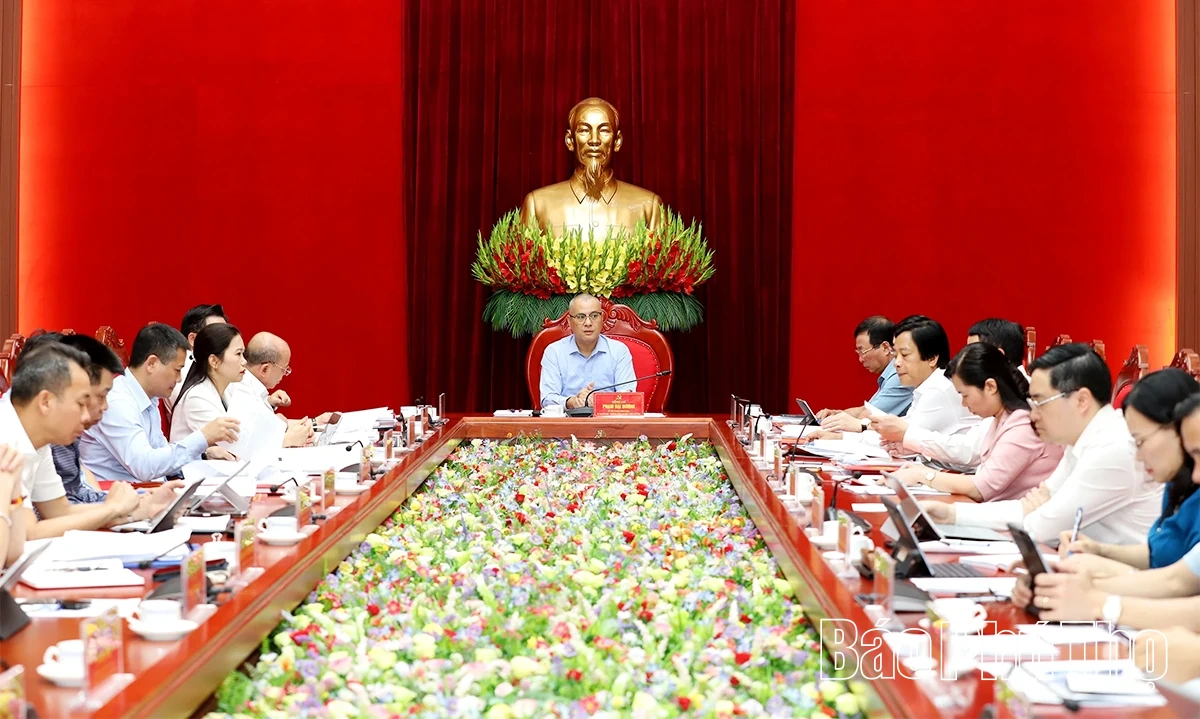 Ban Thường vụ Tỉnh ủy cho ý kiến vào công tác quy hoạch phát triển đô thị, nông thôn và nhiều nội dung quan trọng