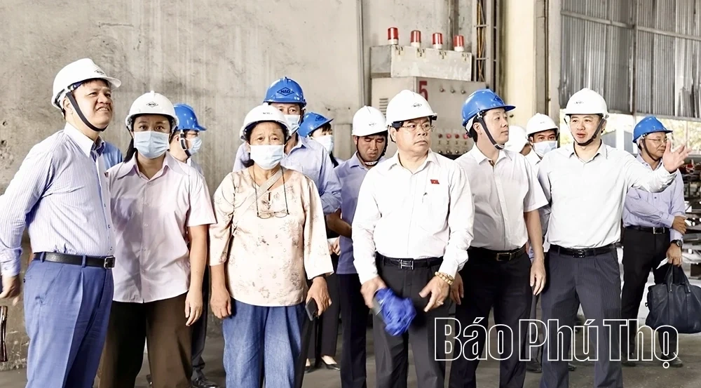 National Assemblys Committee on Science, Technology, and Environment Conducts Field Survey at Binh Xuyen Industrial Park