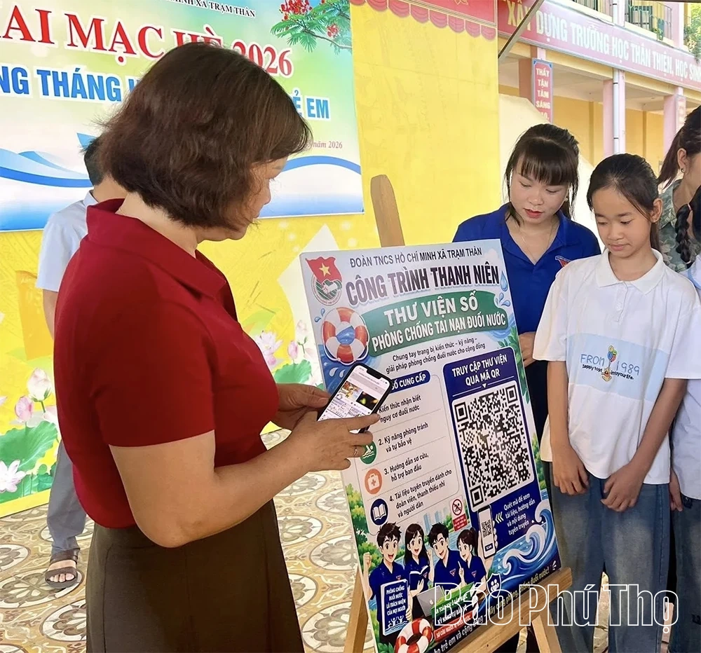 Xã Trạm Thản khai mạc hoạt động hè và hưởng ứng Tháng hành động vì trẻ em năm 2026
