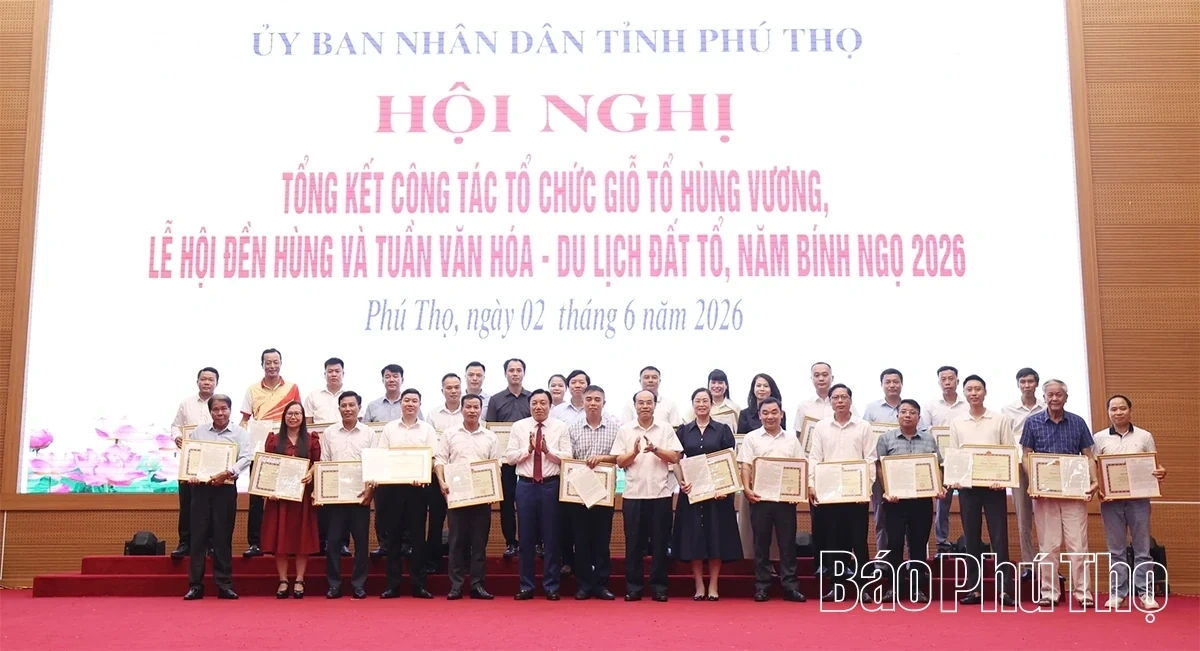 Phu Tho Reviews Resounding Success of 2026 Hung Kings Commemoration and Ancestral Land Cultural-Tourism Week