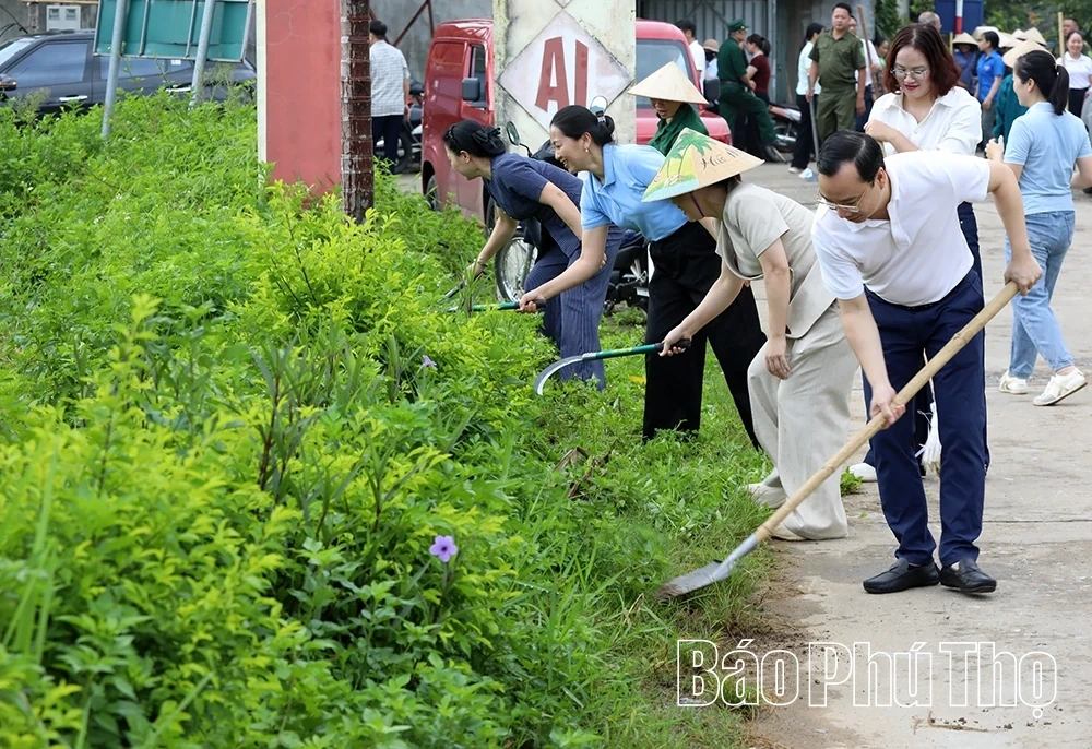Phát động thi đua bảo vệ môi trường tại phường Tân Hòa