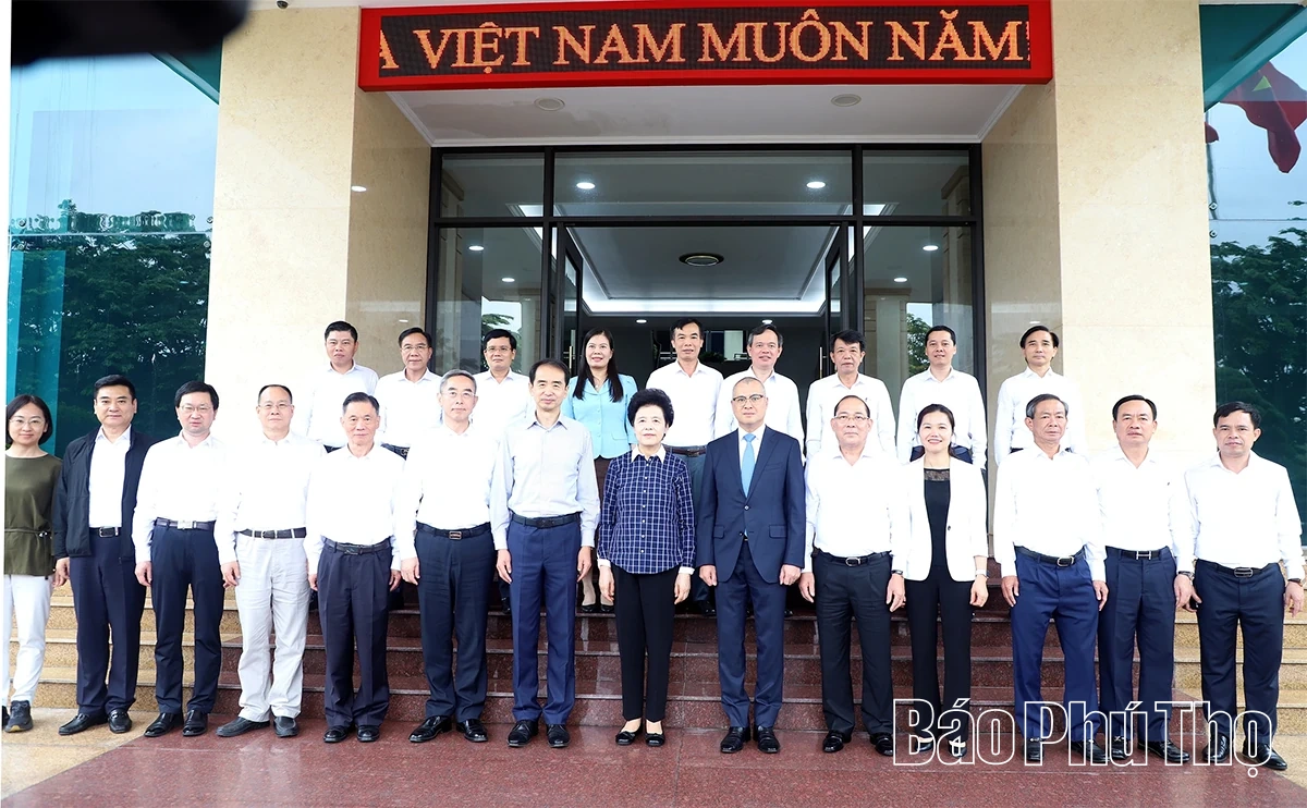 Phú Thọ mong muốn mở rộng hợp tác toàn diện với các địa phương Trung Quốc