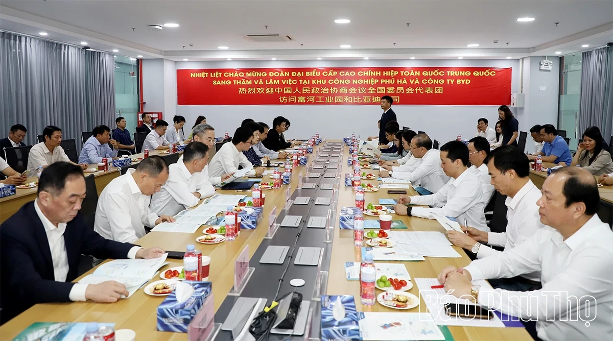 Phú Thọ mong muốn mở rộng hợp tác toàn diện với các địa phương Trung Quốc
