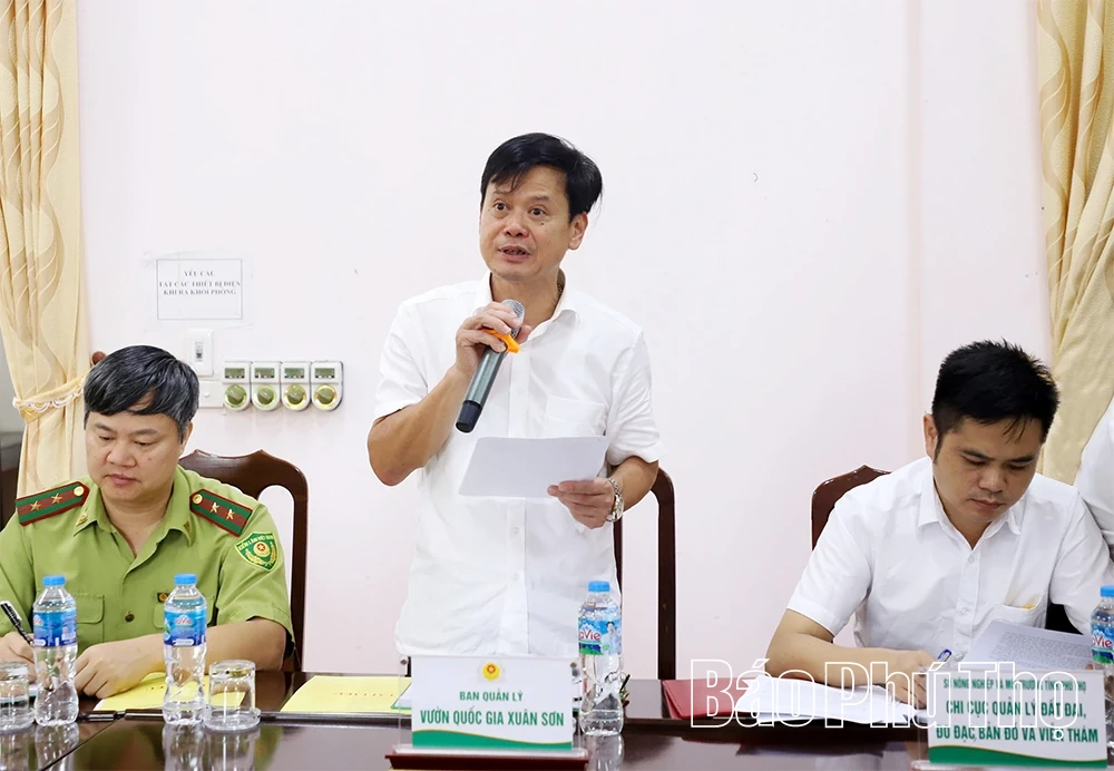Phát triển du lịch sinh thái tại Vườn Quốc gia Xuân Sơn phải gắn với bảo tồn rừng đặc dụng
