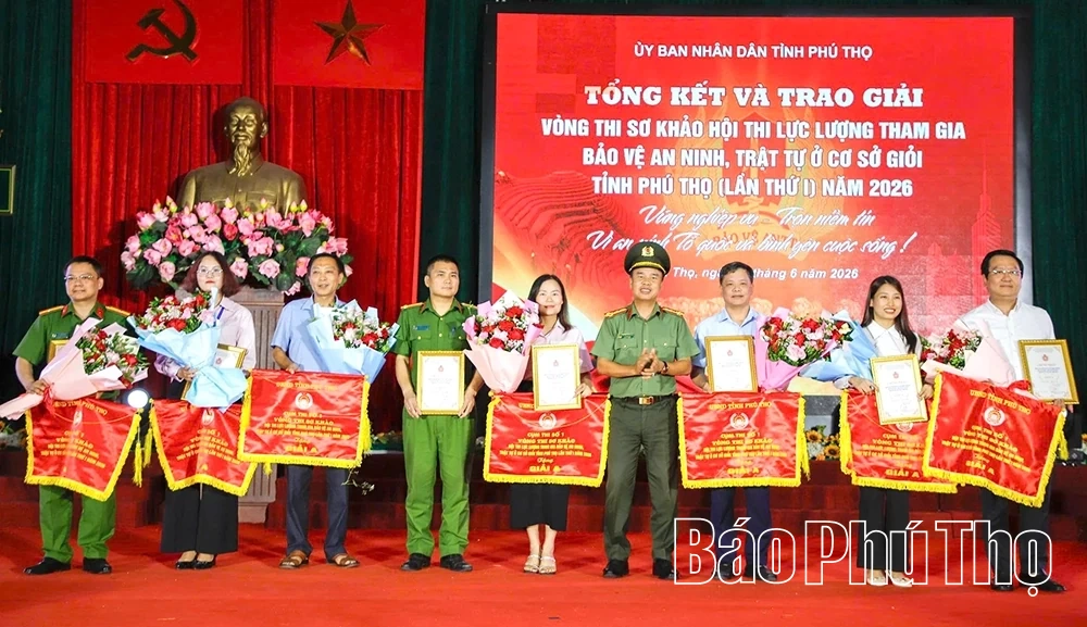 7 đội giành vé vào chung kết Hội thi Lực lượng bảo vệ an ninh, trật tự ở cơ sở giỏi