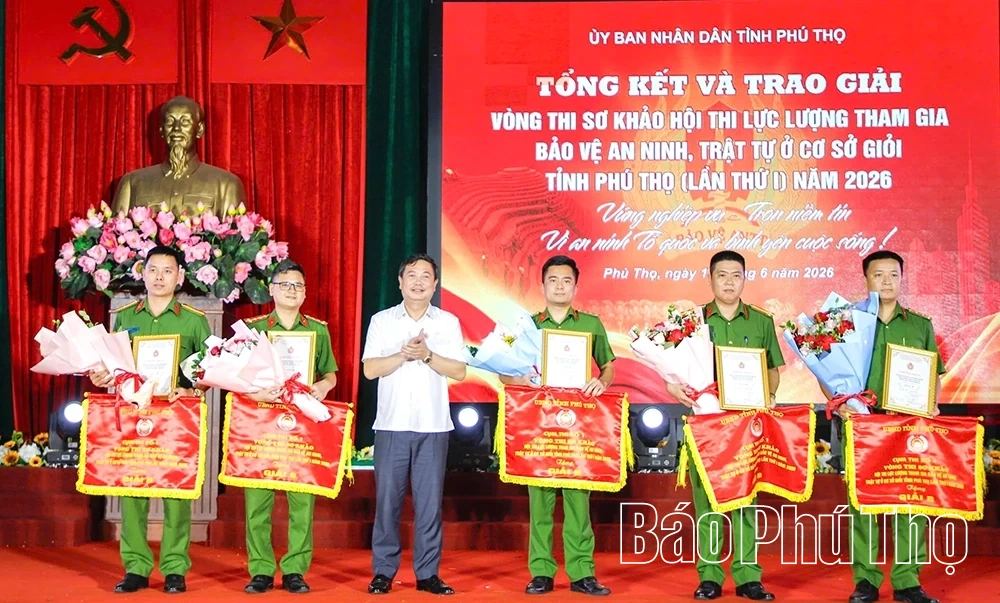 7 đội giành vé vào chung kết Hội thi Lực lượng bảo vệ an ninh, trật tự ở cơ sở giỏi