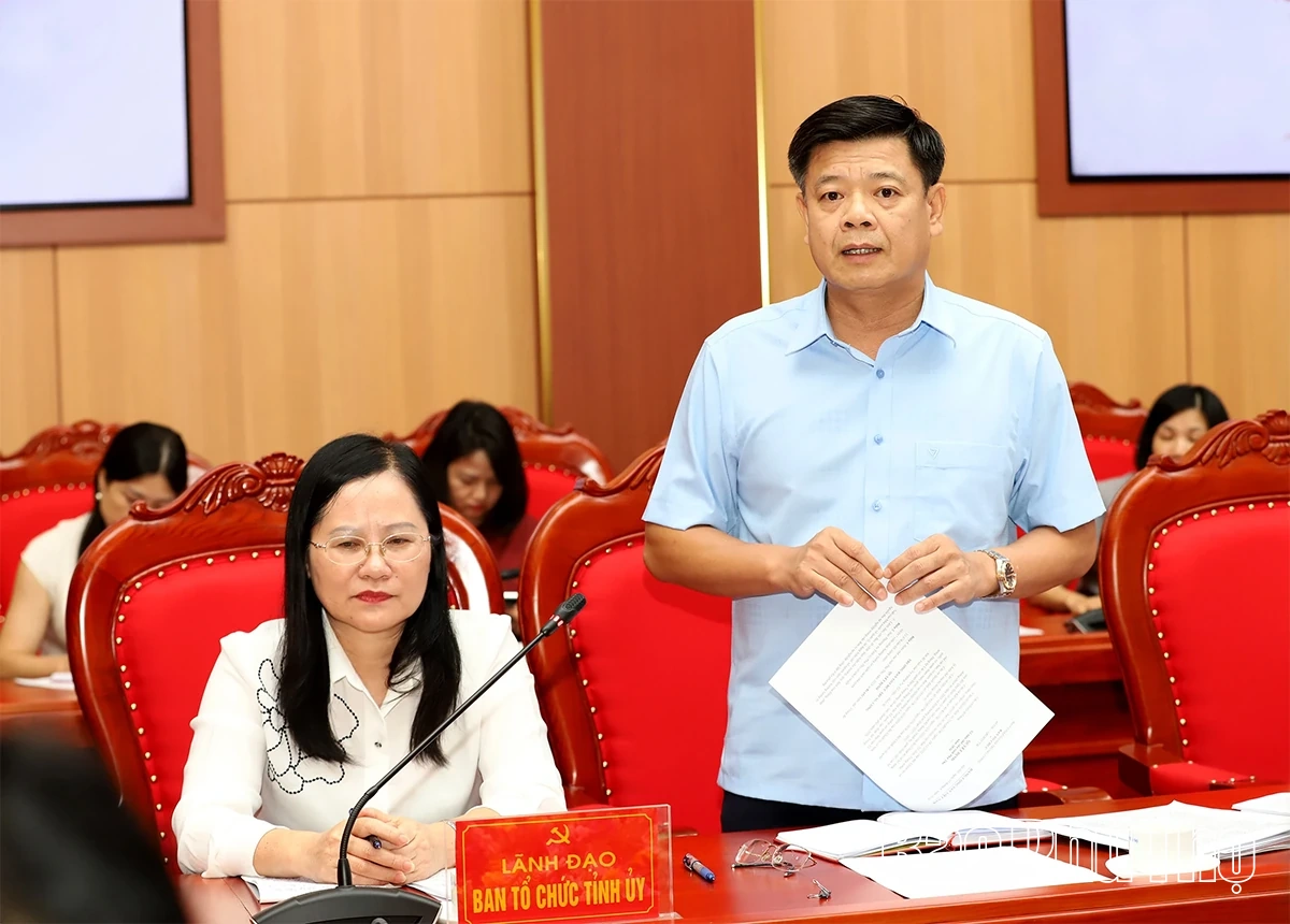 Xây dựng hệ thống chính trị tinh gọn, hiệu lực: Nhiệm vụ trọng tâm và giải pháp căn cơ của Ngành Tổ chức xây dựng Đảng Phú Thọ