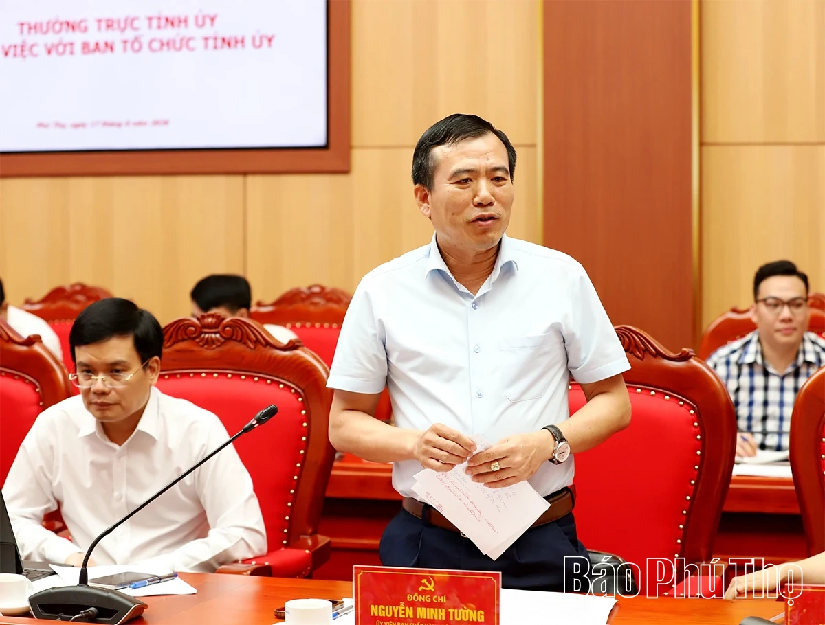 Xây dựng hệ thống chính trị tinh gọn, hiệu lực: Nhiệm vụ trọng tâm và giải pháp căn cơ của Ngành Tổ chức xây dựng Đảng Phú Thọ