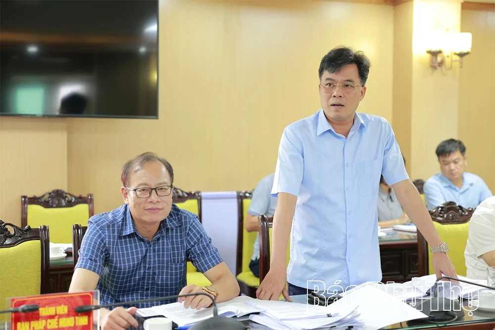 Thẩm tra một số nội dung trình tại Kỳ họp thứ Ba, HĐND tỉnh