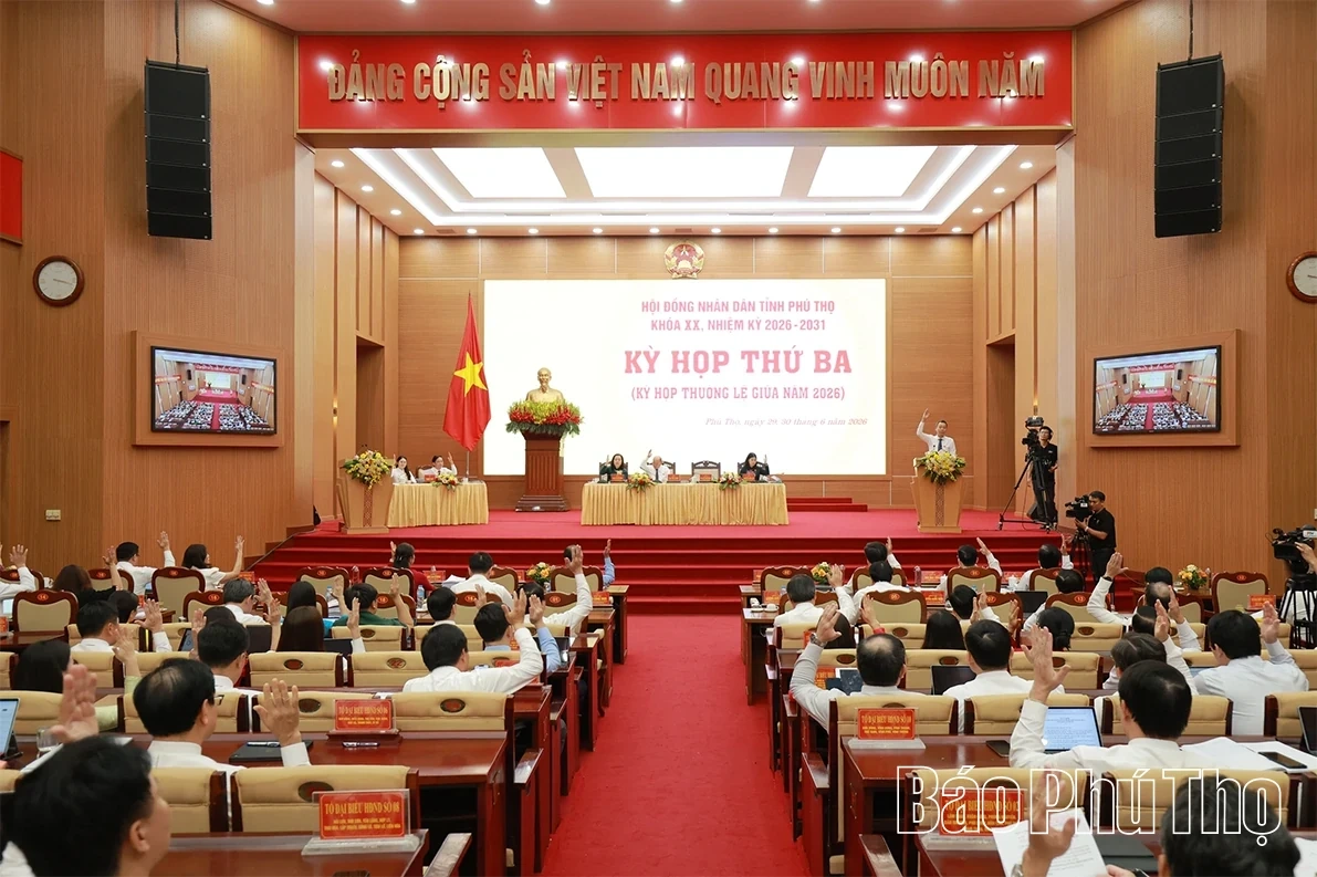Third Session of the 20th Phu Tho Provincial Peoples Council Concludes, Affirming Growth Momentum and Governance Innovation