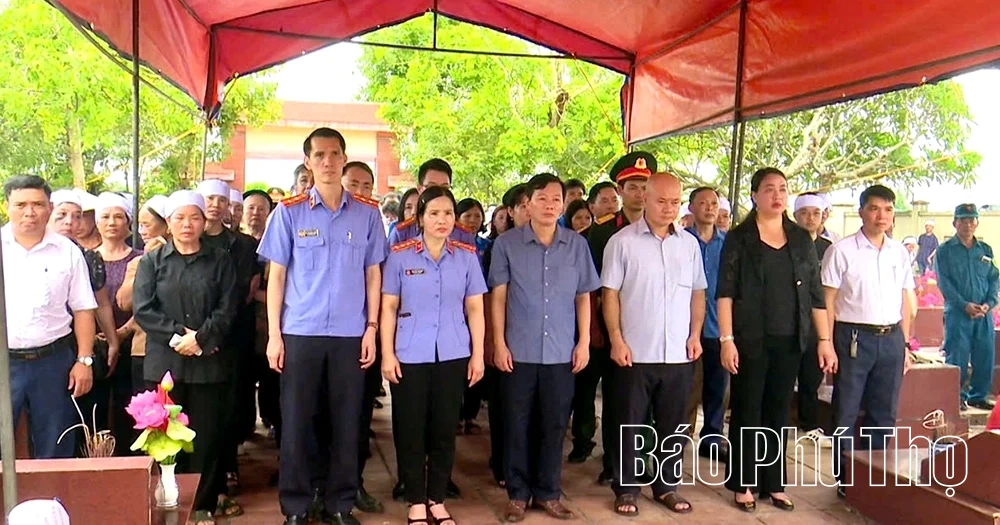 Bình Phú tổ chức lễ đón, truy điệu và an táng hài cốt liệt sĩ Nguyễn Đình Viễn