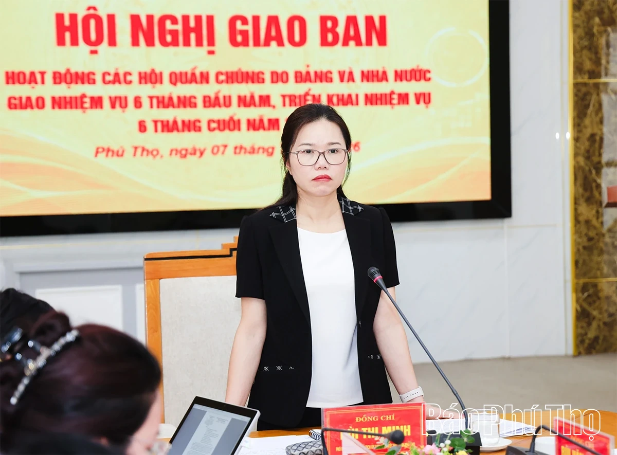 Giao ban hoạt động các hội quần chúng do Đảng, Nhà nước giao nhiệm vụ