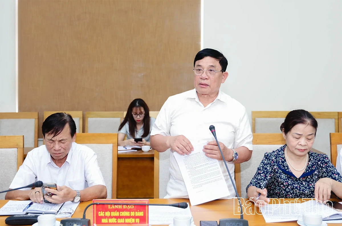 Giao ban hoạt động các hội quần chúng do Đảng, Nhà nước giao nhiệm vụ