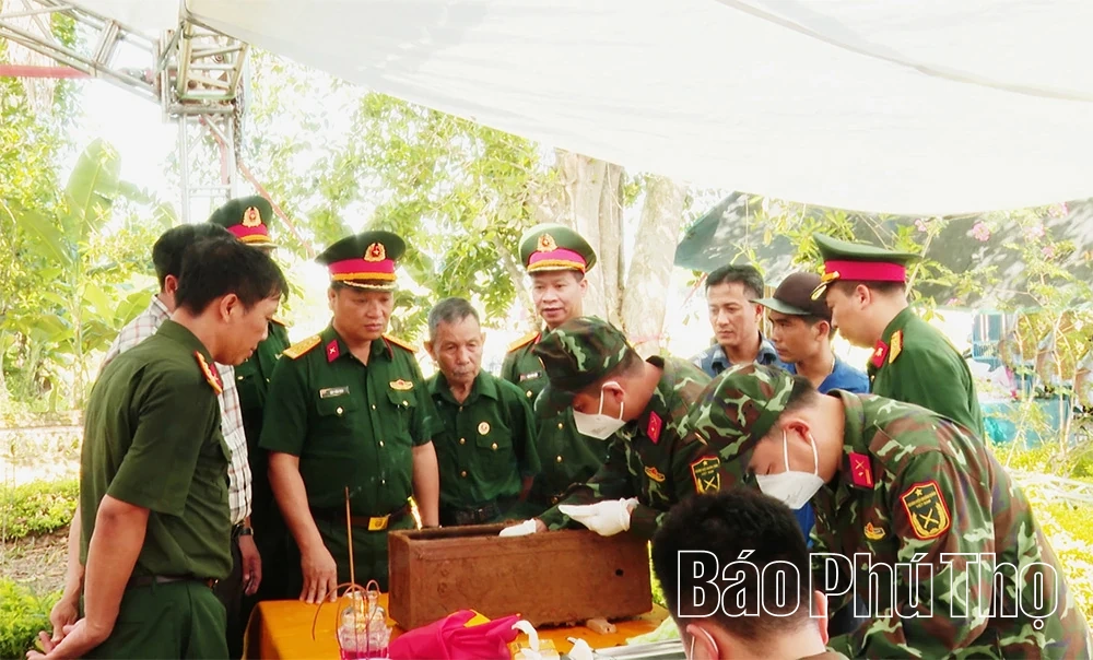 Phấn đấu hoàn thành lấy mẫu hài cốt liệt sĩ chưa xác định danh tính trước ngày 22/12/2026