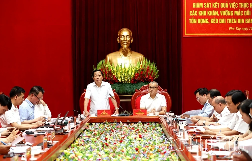 Phu Tho Steps Up Efforts to Resolve Long-Delayed Projects and Unlock Development Resources