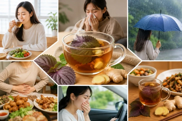 Uống nước lá tía tô với gừng vào thời điểm nào tốt nhất?